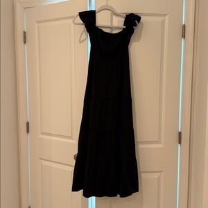 Reformation Elegant Black Sleeveless Dress